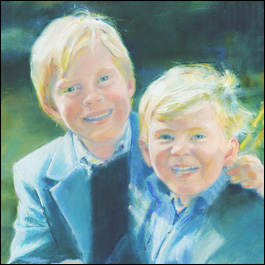 Pastel portrait by Dianne Robbins