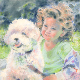 Pastel portrait by Dianne Robbins