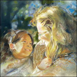 Pastel portrait by Dianne Robbins