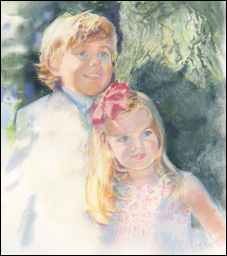 Pastel portrait by Dianne K Robbins